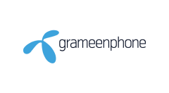 Grameenphone: Leading telco in Bangladesh, 83M+ subscribers, widest coverage. Empowering communities through technology and social initiatives. Brand Logo